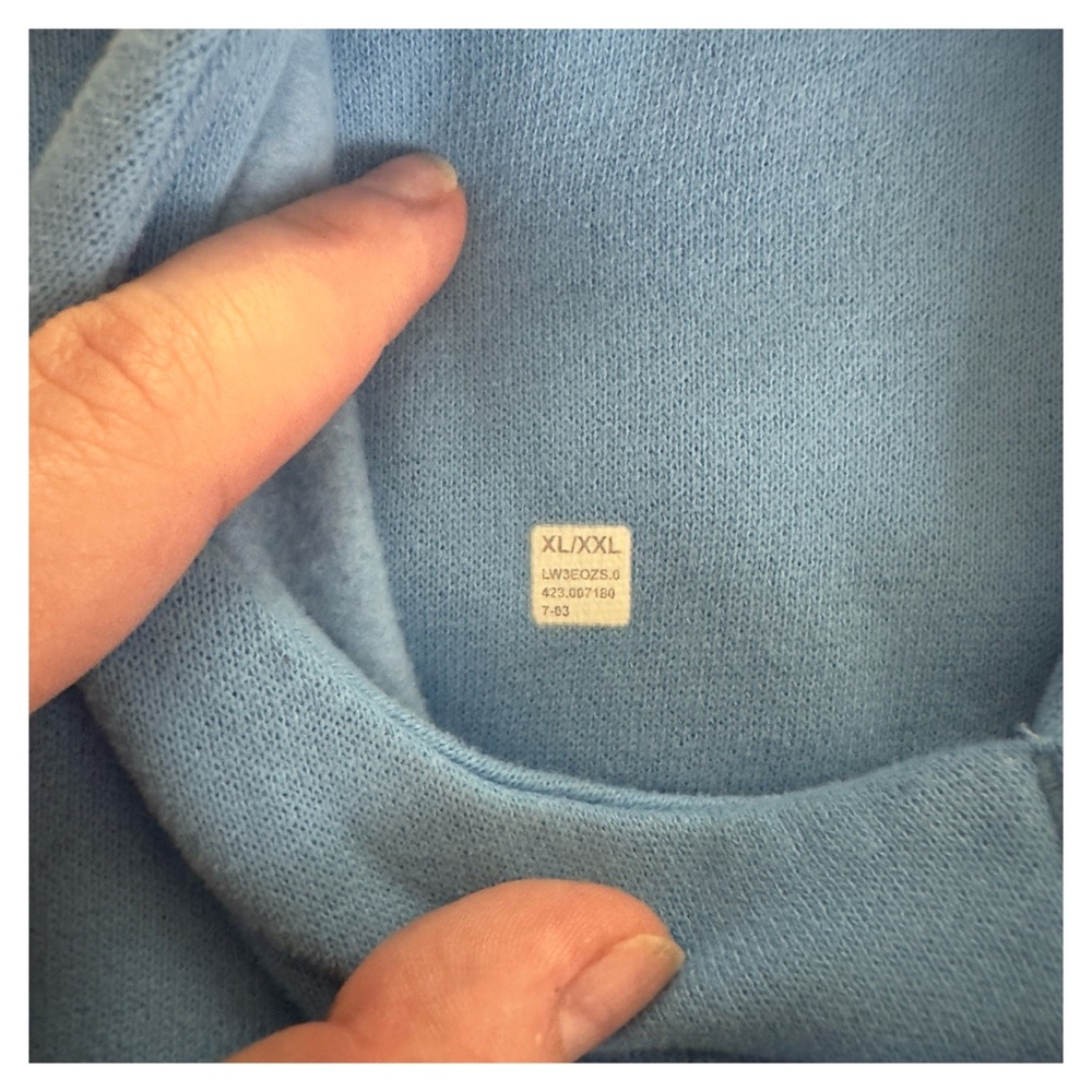 Lululemon Aero Blue Full Zip Scuba Jacket - Picture 5 of 7